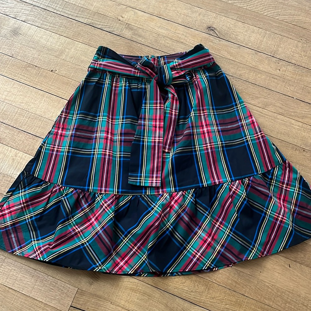 J. Crew plaid skirt